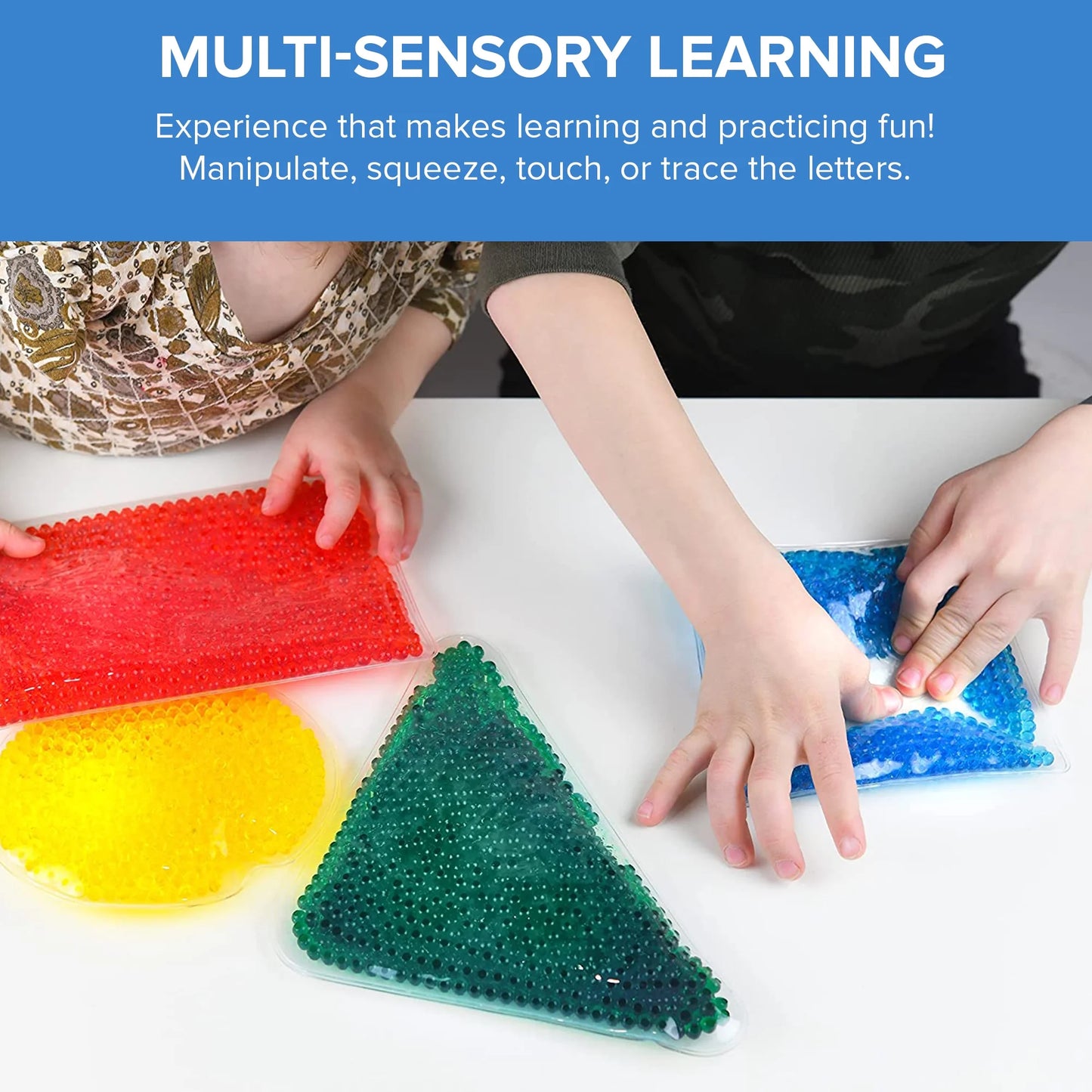 Water Gel Beads Shapes Squishy Toy for Sensory Play Kids Stuff 4 Pack