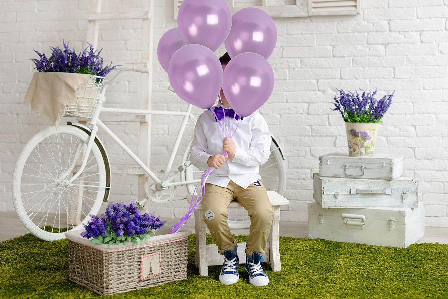 Treasured Metallic Lavender Balloons - Pearl & Lilac - 12 Inch - 36 Pack - Perfect for Purple Balloon Arch