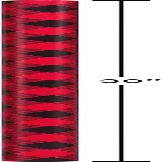 Buffalo Plaid Christmas Wrapping Paper Set, Red and Black Holiday Gift Wrap (120 Sq. Ft., 4 Rolls-30 In. X 12 Ft., 7 Adhesive Bows, 30 Gift Tag Stickers) Snowflakes and Reindeer