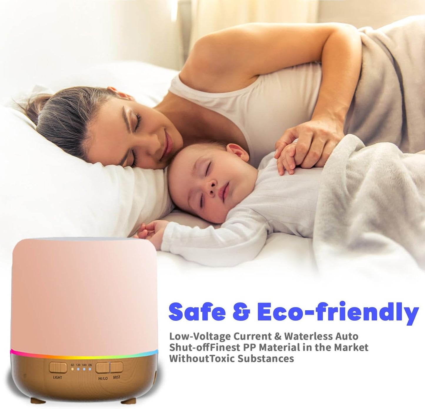 Small Cute Diffusers 200Ml Colorful Essential Oil Diffuser with Adjustable Mist Mode,Auto off Aroma Diffuser for Bedroom/Office/Home (200 ML 1 Pack Yellow)