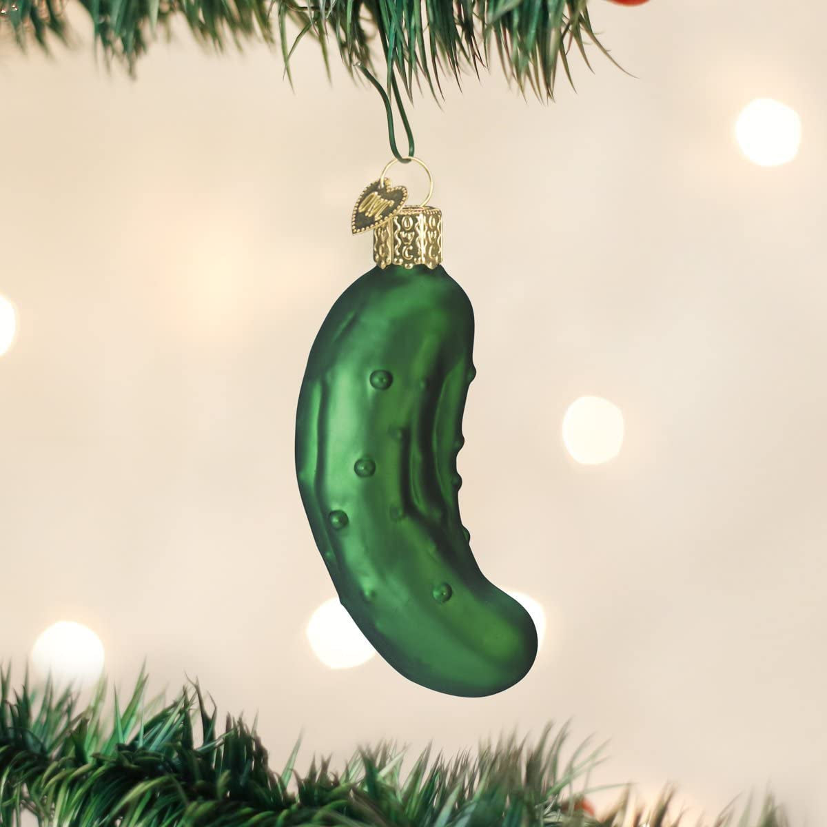 Ornaments: Pickle Glass Blown Ornaments for Christmas Tree