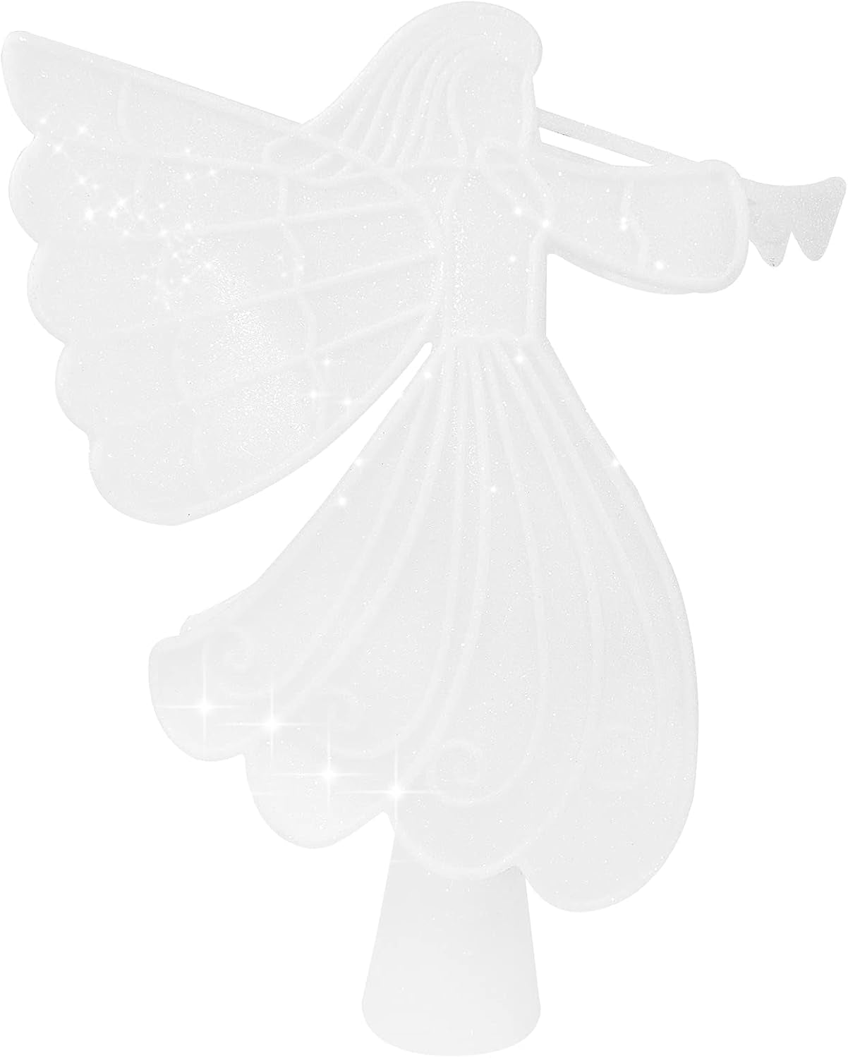 Night Light Projector, Snowflake Led Projector for Bedroom, Angel Christmas Tree Topper for Christmas Tree Decorations