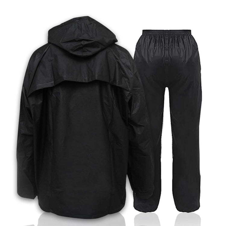 Traje Para Lluvia Impermeable Con Capucha Chaqueta Y Pantalón Ropa, Xlarge