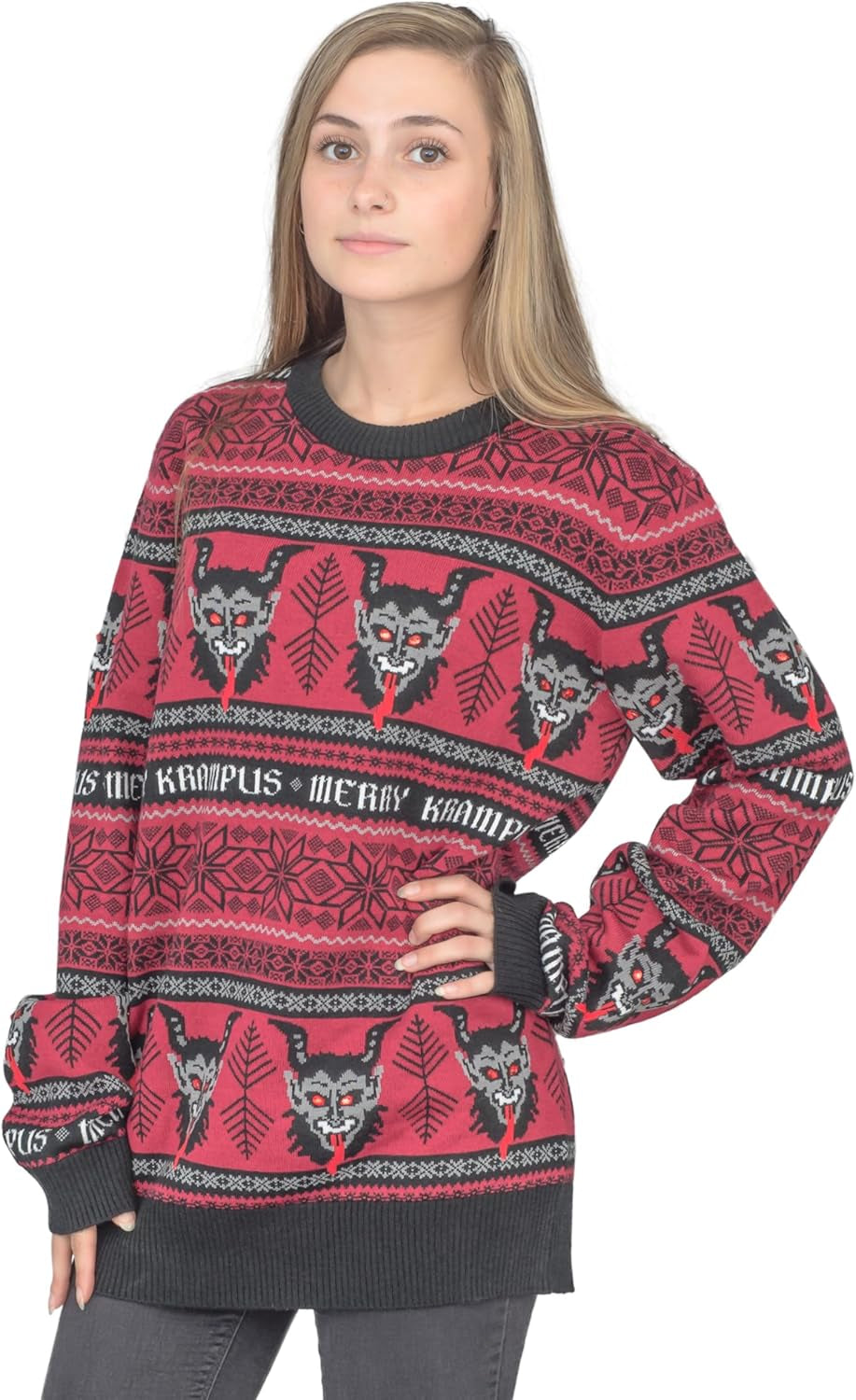 Merry Krampus Adult Ugly Christmas Sweater