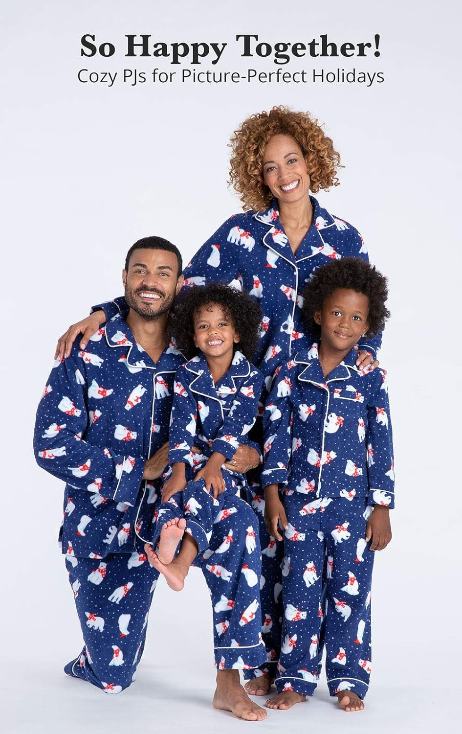 Family Matching Christmas Pajamas - Fleece, Navy, Women'S, M, 8-10