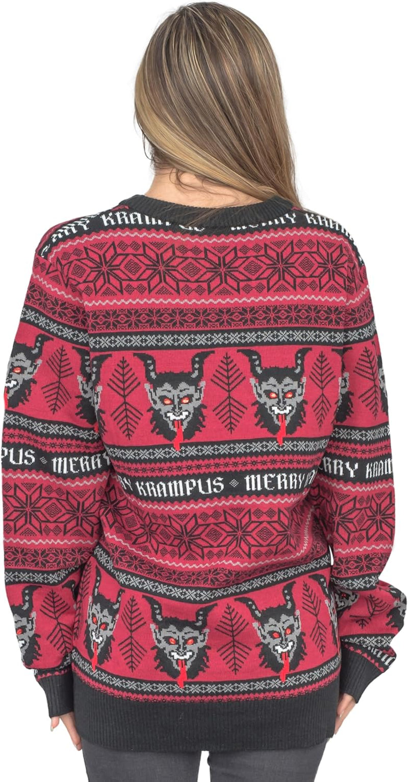 Merry Krampus Adult Ugly Christmas Sweater