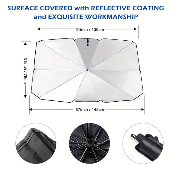 Car Windshield Sunshade Cover Umbrella Foldable Front Window Visor Sun Shade USA