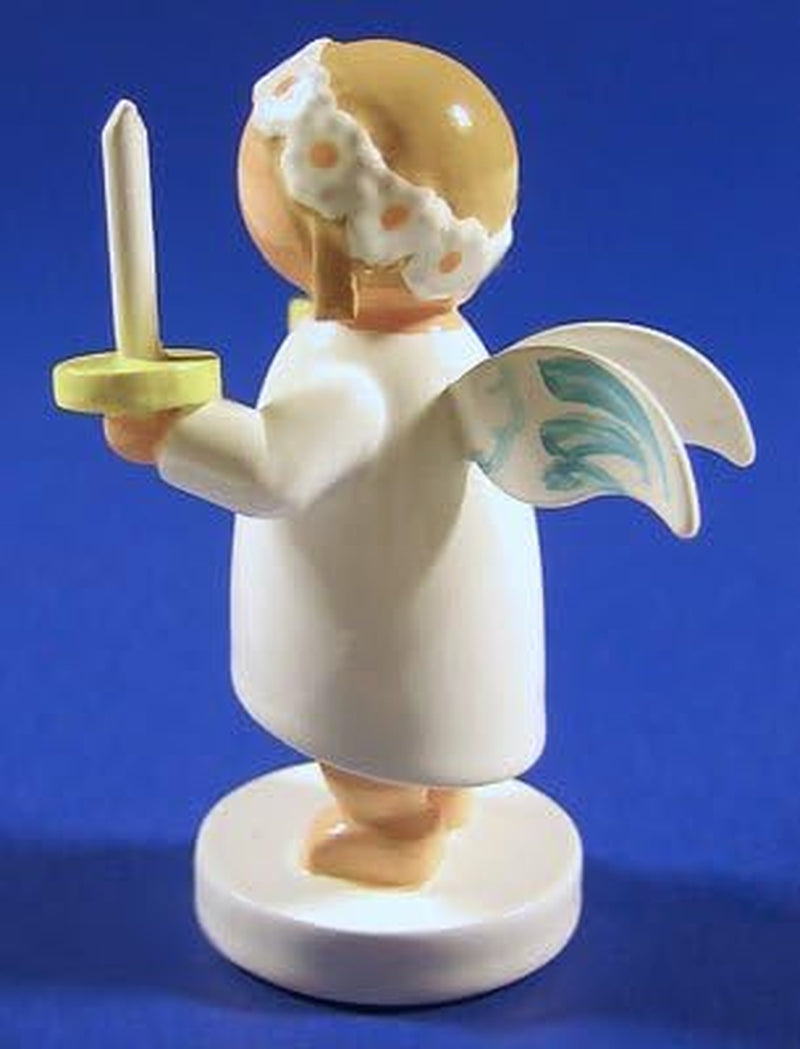 Wendt & Kuhn Blonde Goodwill Snowflake Angel Figurine Candles Handmade German Figurine