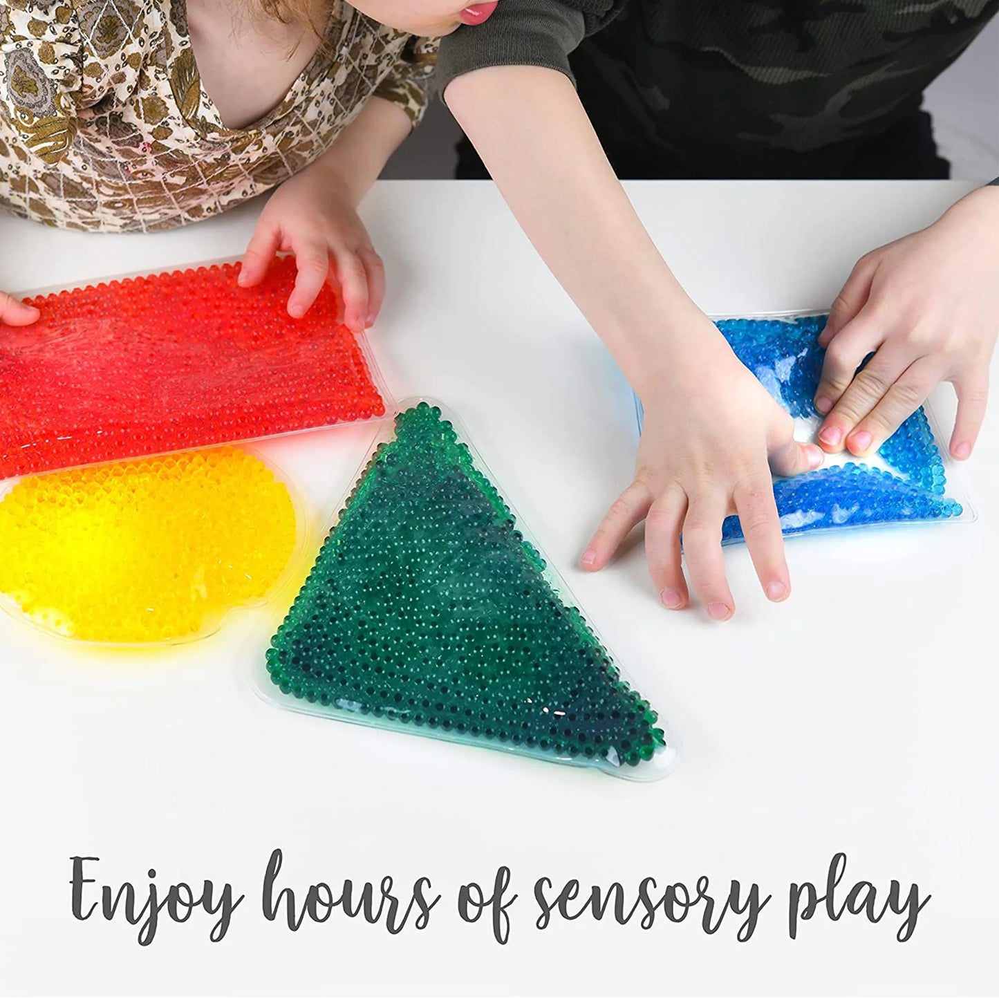 Water Gel Beads Shapes Squishy Toy for Sensory Play Kids Stuff 4 Pack