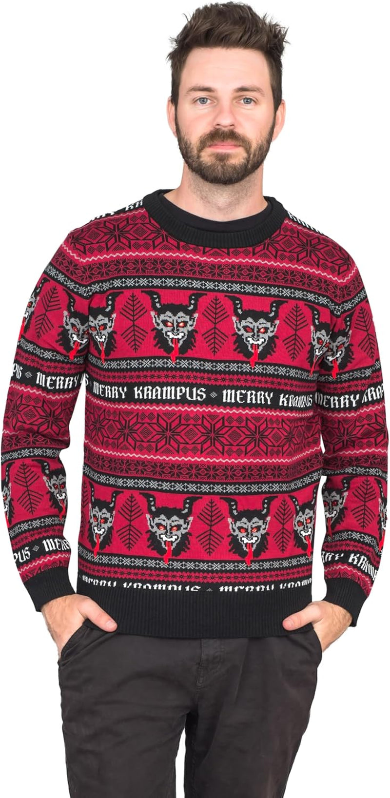 Merry Krampus Adult Ugly Christmas Sweater