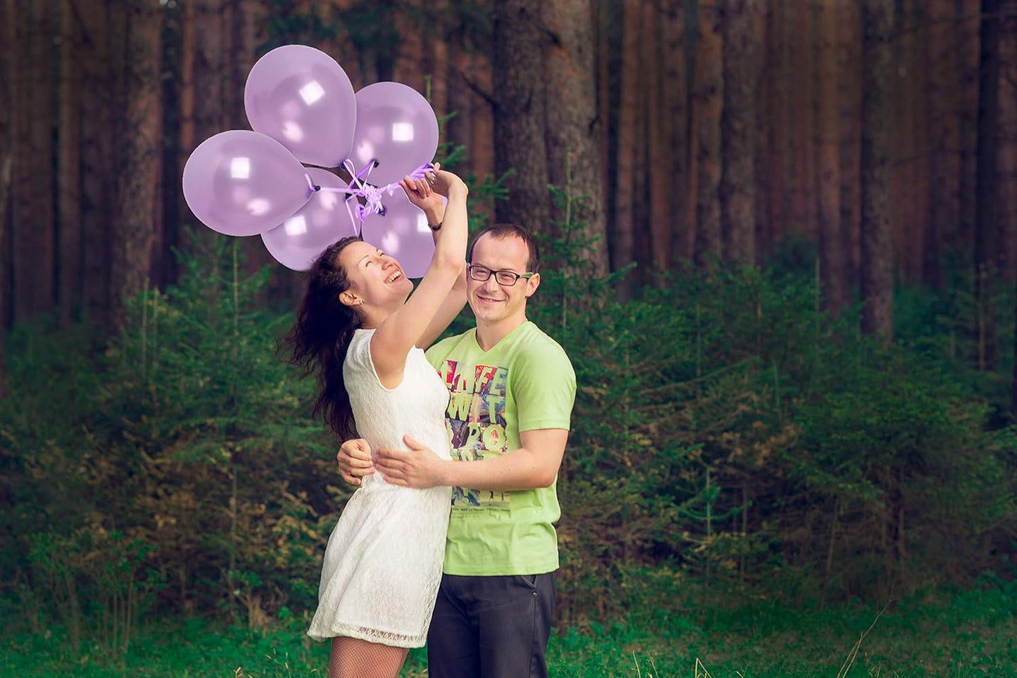 Treasured Metallic Lavender Balloons - Pearl & Lilac - 12 Inch - 36 Pack - Perfect for Purple Balloon Arch