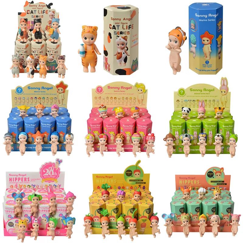 Sonny Angel Blind Box 20Th Anniversary Harvest Series Fruit and Vegetable Anime Figures Ornaments Dolls Fans Children Gift