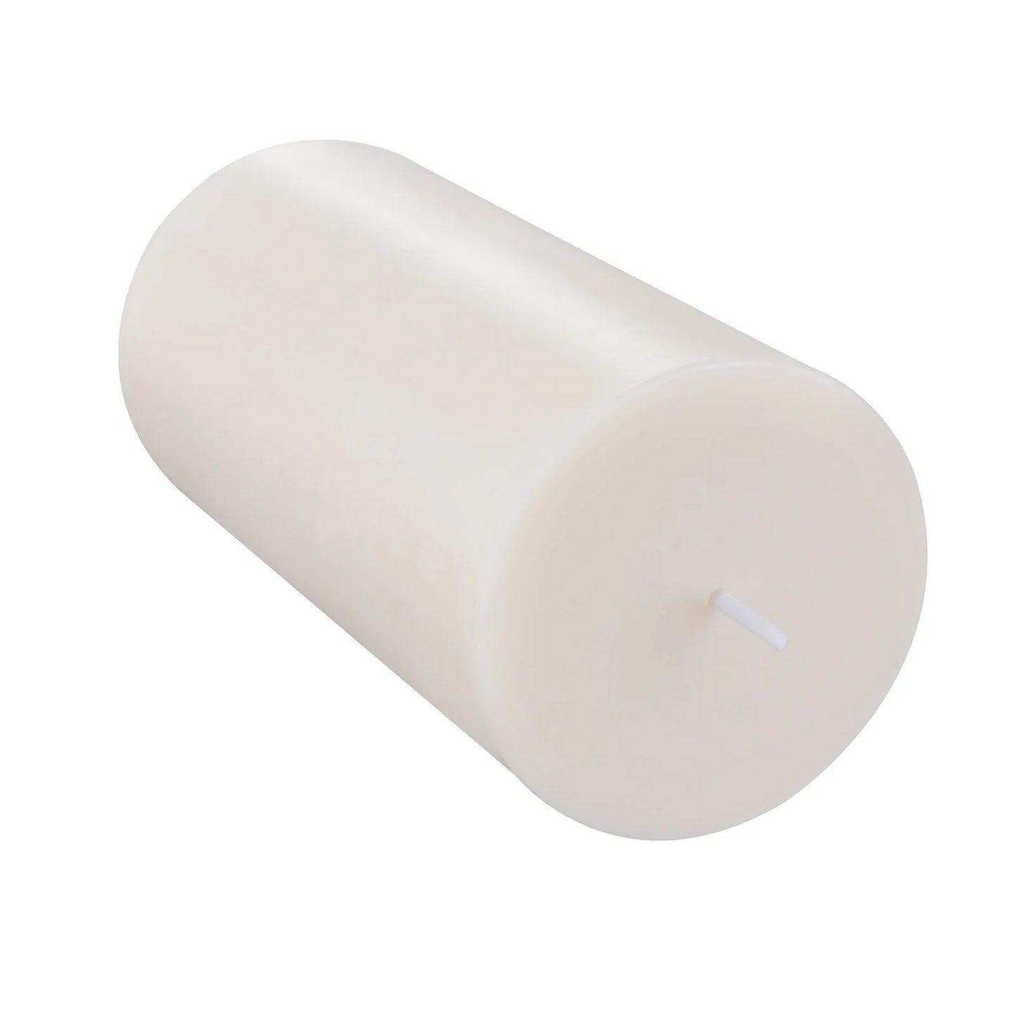 VEVOR 3 Pack Unscented Pillar Candles 65 Hours Long Burning Christmas White