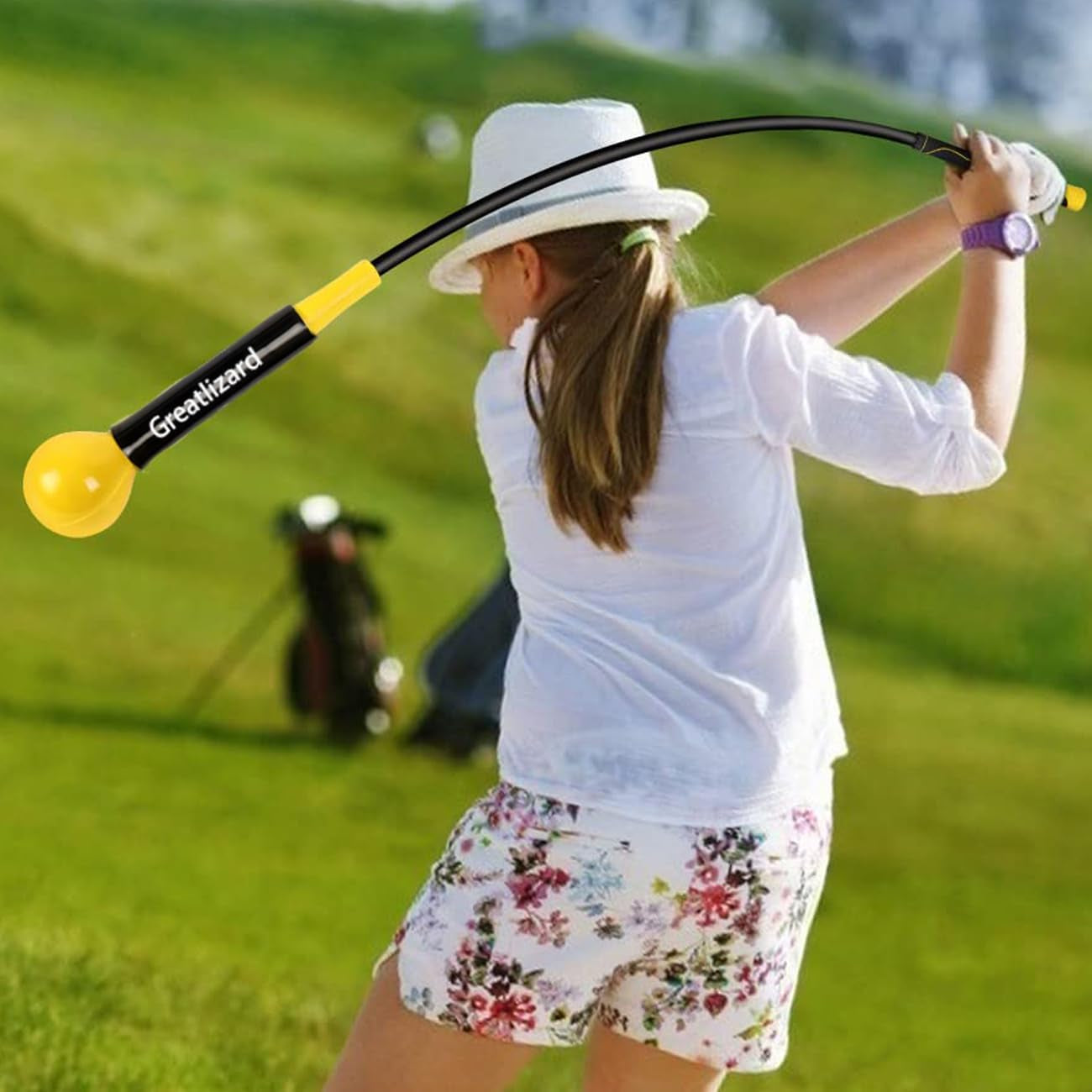 Golf Swing Training Aid Golf Swing Trainer Aid Golf Practice Warm-Up Stick for Strength Flexibility and Tempo Training Golf Golf Swing Aid for Men and Women