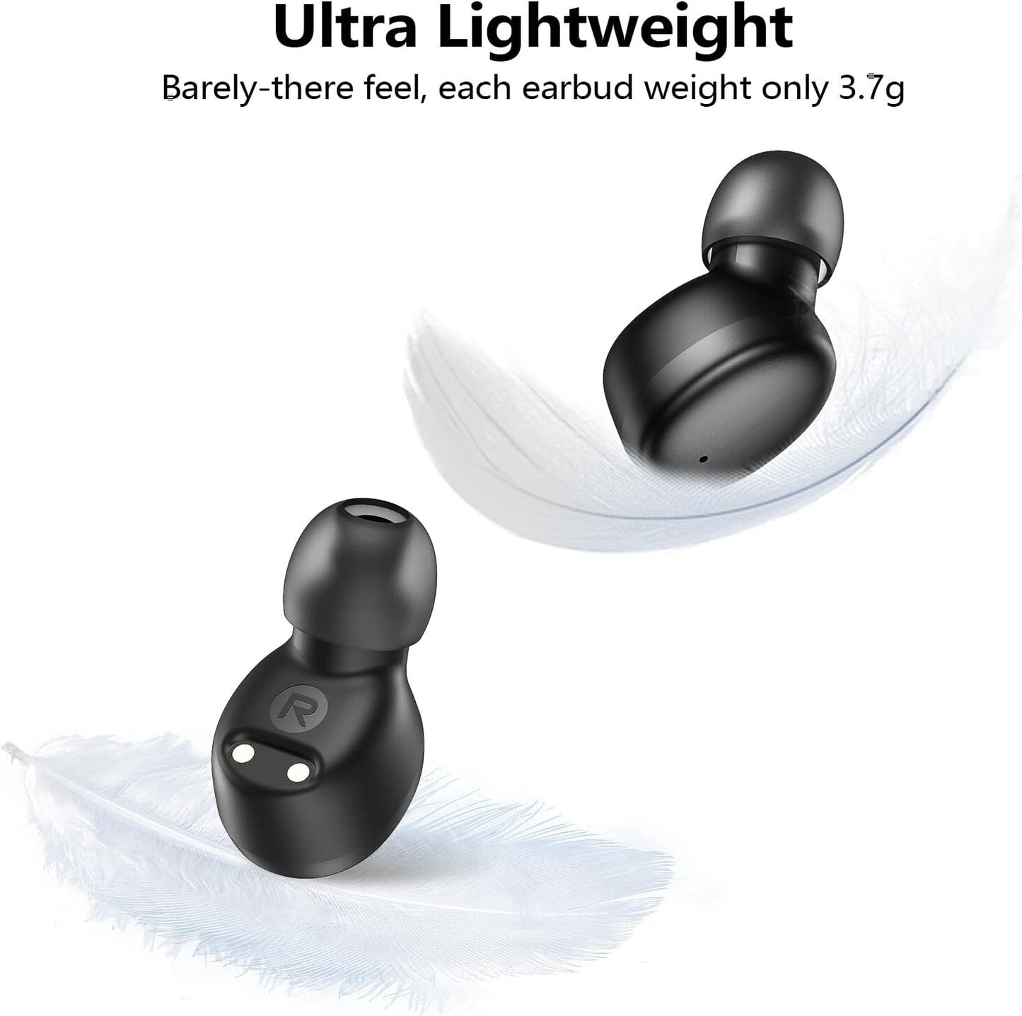 Wireless Earbuds Bluetooth 5.3 in Ear Buds Light-Weight Headphones,Dee