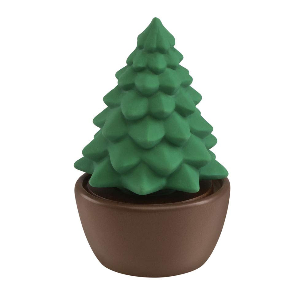 , Evergreen Christmas Tree Porcelain Aroma Diffuser, Holiday Décor for Essential Oils