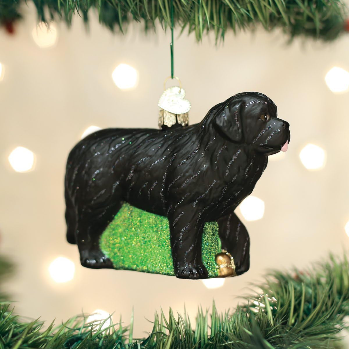 Newfoundland Glass Blown Ornament for Christmas Tree