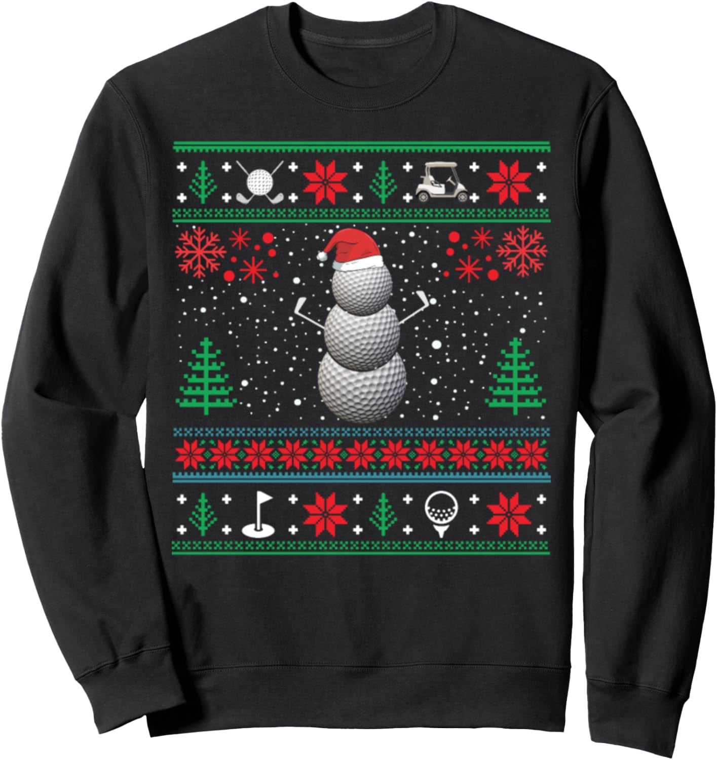 Golf Lover Funny Golf Ugly Christmas Sweaters Sweatshirt