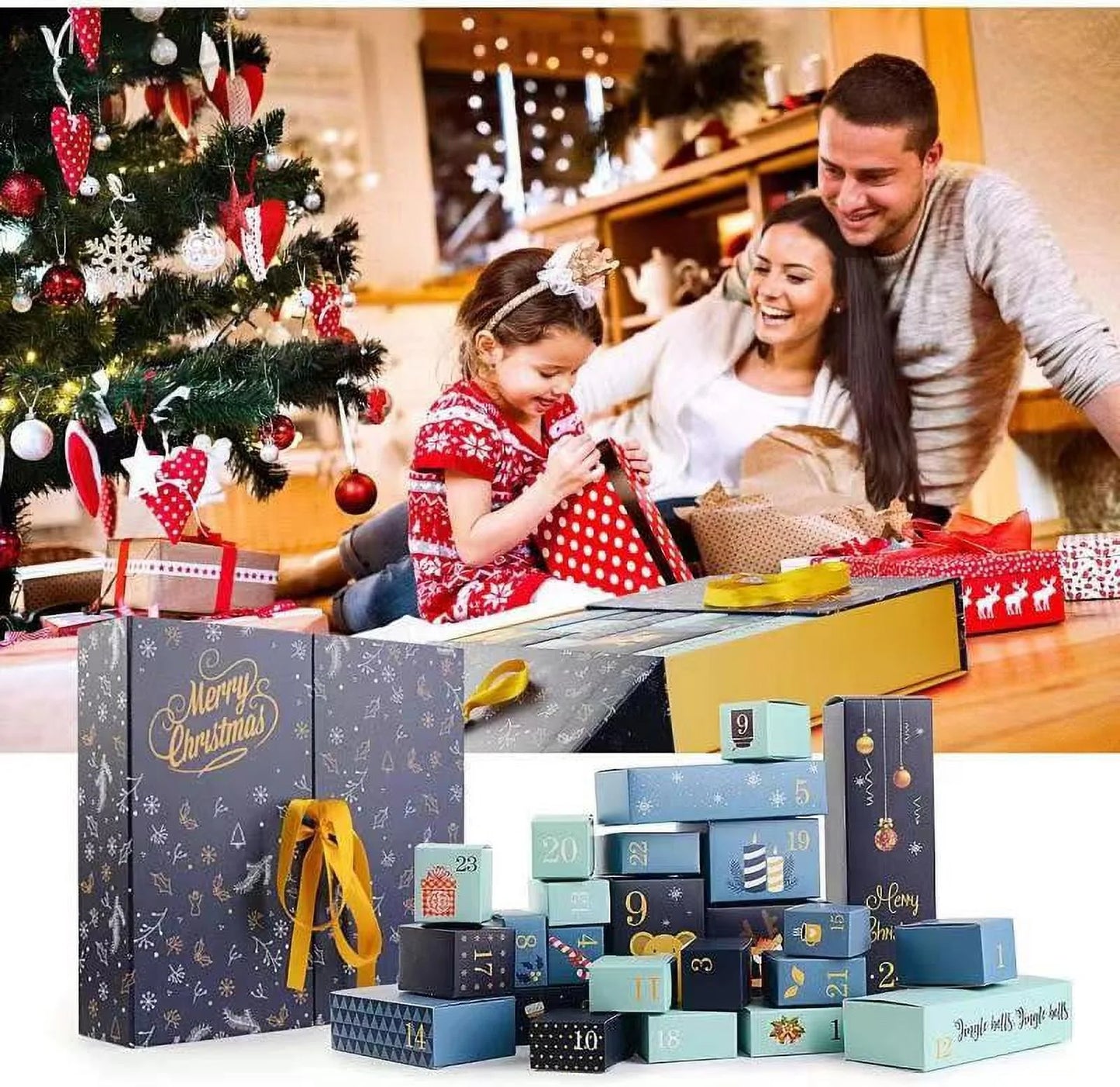 Advent Calendar 2024 Christmas Advent Calendar 24 Days of Beauty Advent Calendar 24PCS Countdown Christmas Gifts for Women 2024 Edition Skincare Advent Calendar