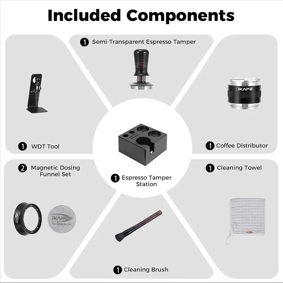 Professional 8 in 1 Espresso Tool Set