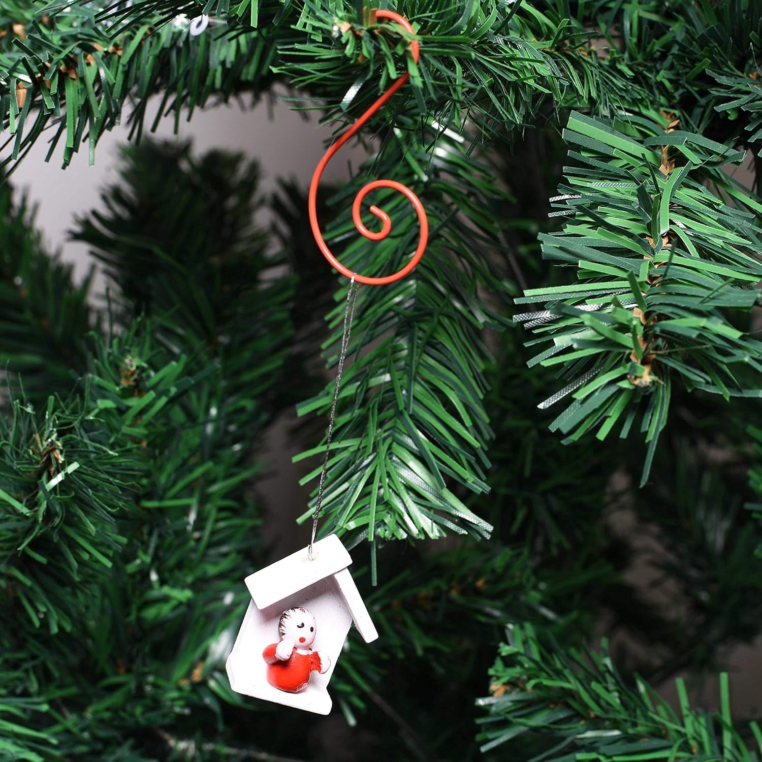 Christmas Ornaments Hooks Christmas Tree Hanger Great for Christmas Tree Decoration - 120 / Red