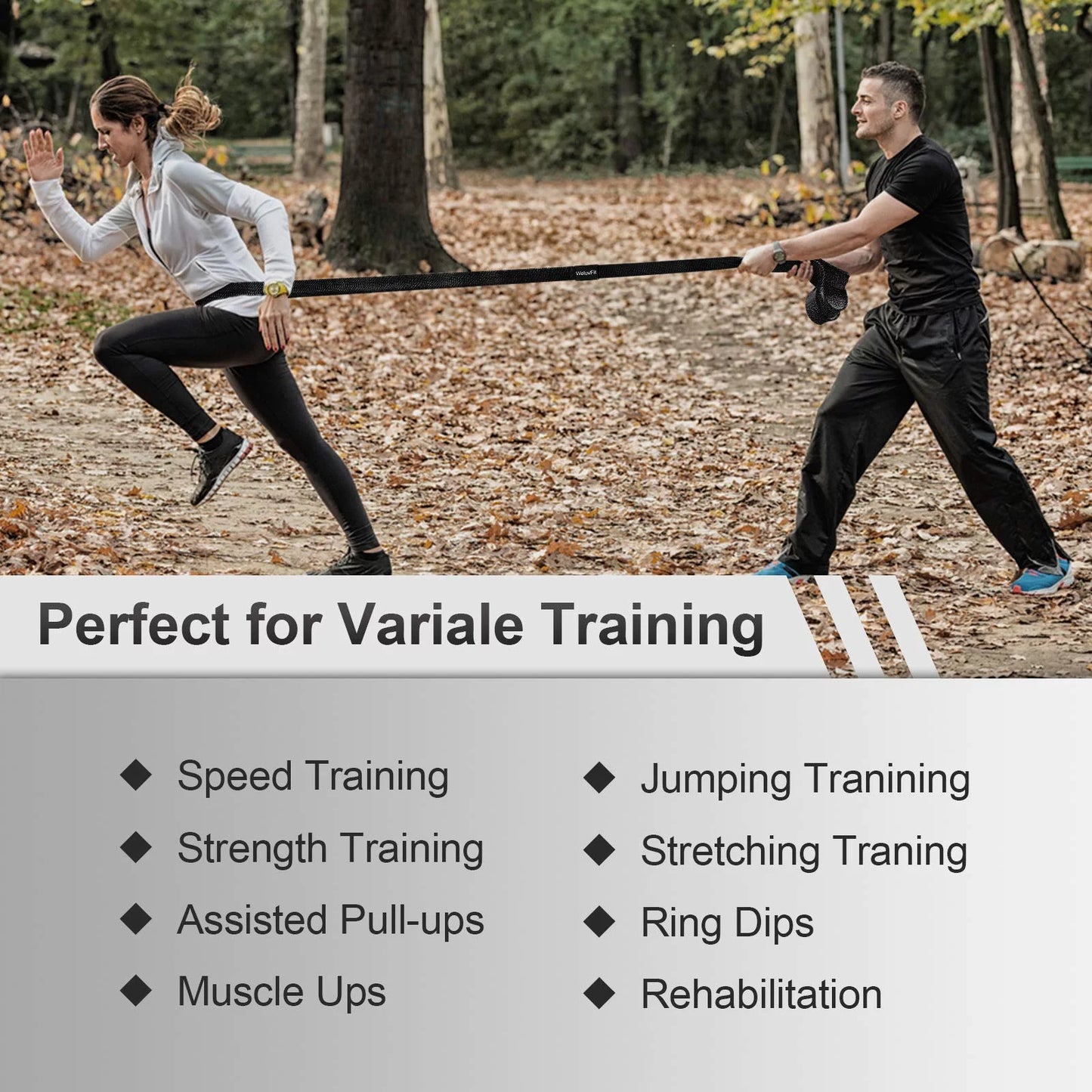 Long Resistance Bands, Workout Bands Resistance for Women and Men, Fitness Loop Booty Stretch Exercise Bands for Full Body Workout & Weight Training, Pull up Assistance Bands for Home Gym