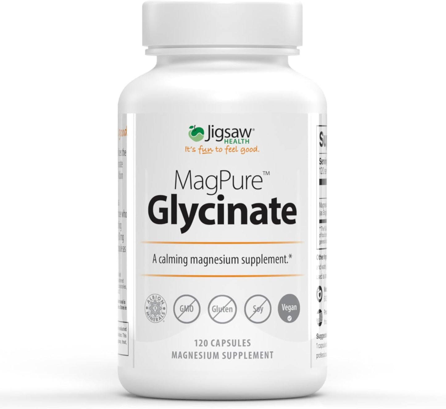 Magpure Glycinate | Premium Magnesium Glycinate Capsules | 120 Servings