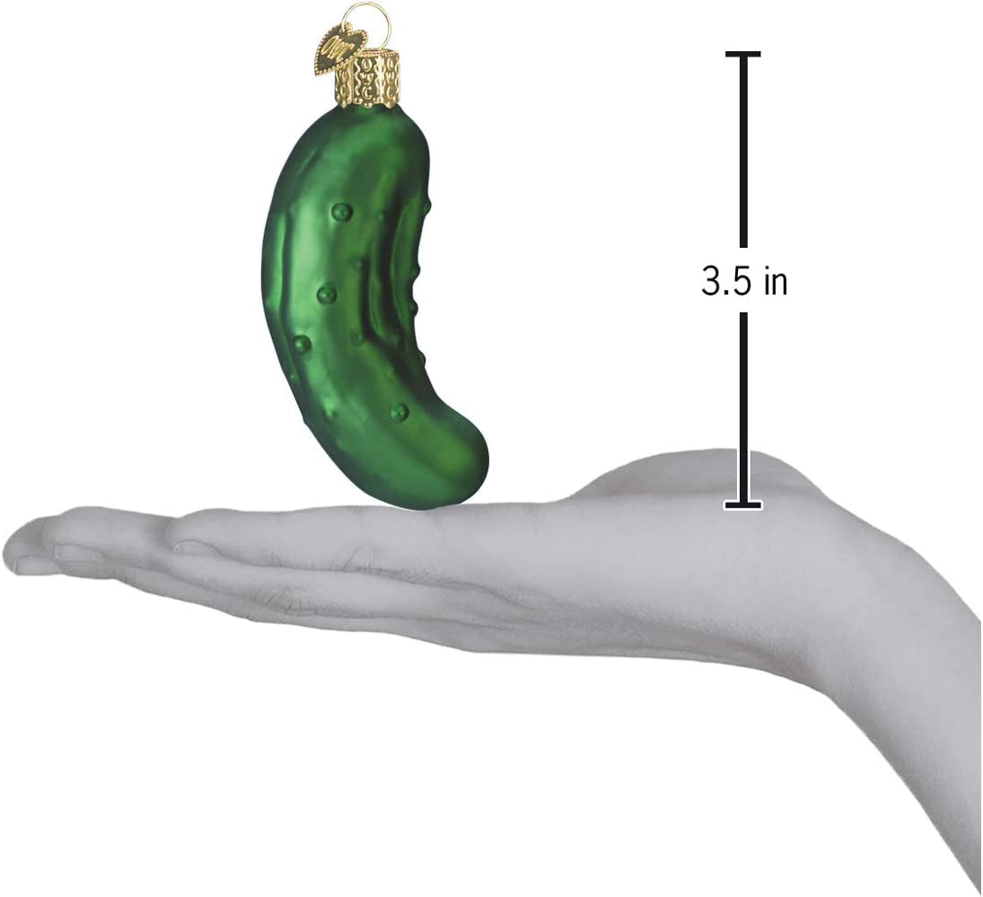 Ornaments: Pickle Glass Blown Ornaments for Christmas Tree