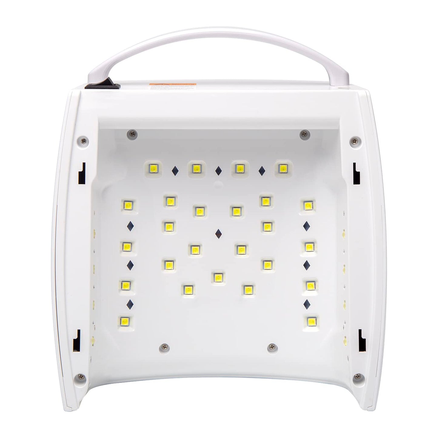 48W Rechargeable UV LED Nail Lamp,Cordless Professional Gel Nail Art Lights Manicure Tools for Home and Salon (White)