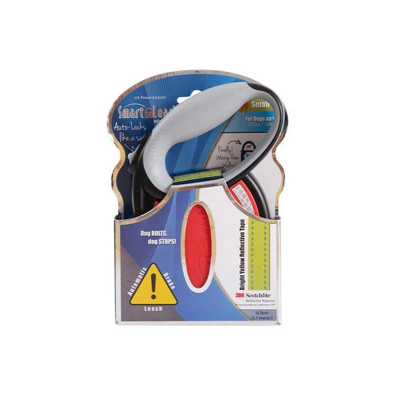 Smart Retractable Leash S – Blue, 12Ft, up to 22Lbs / 10Kg, with Safety Features for Every Walk