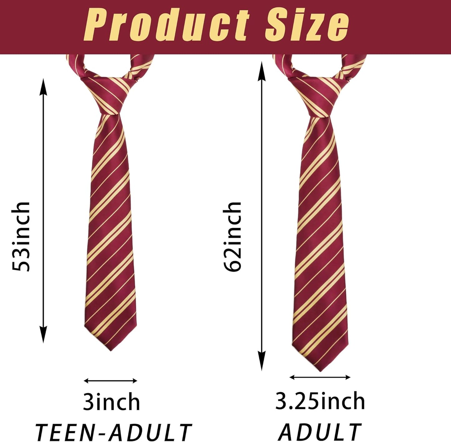 Halloween Cosplay Tie Unisex Adult Teen Boy Girl Necktie Birthday Party Accessory Costume Satin