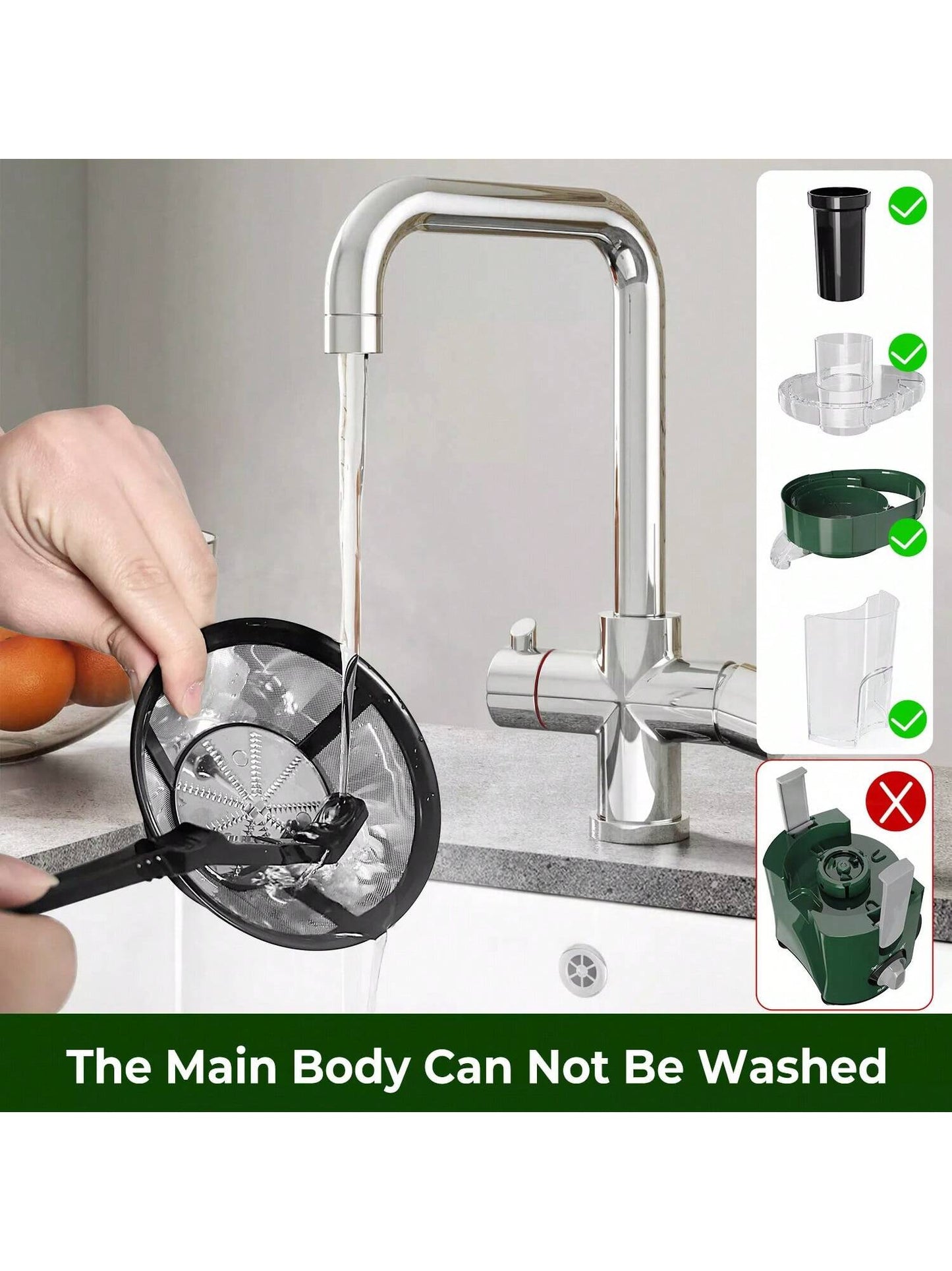 Sejoy Electric Juicer, Large-Diameter Centrifugal High-Speed Juicer, 2 Speed Modes, Multiple Safety Functions, Suitable for Fruits and Vegetables, Easy to Clean, Easy to Operate