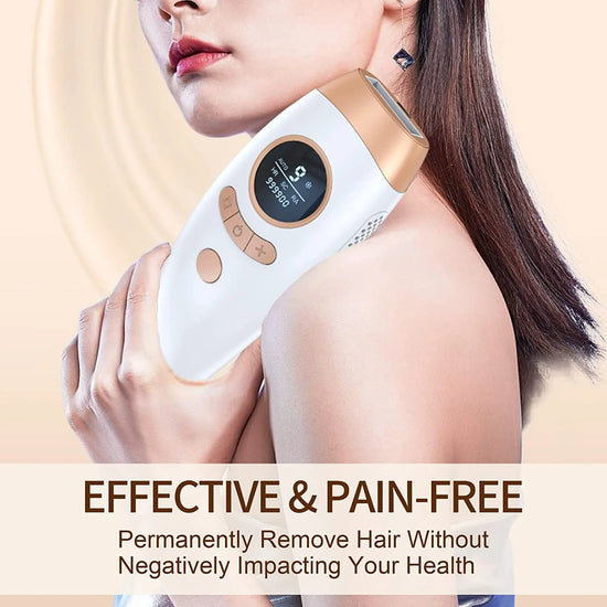 Laser Hair Removal, IPL Hair Removal for Women and Men Permanent, Home Laser Hair Removal Device for Legs Armpits Back Bikini Body Use.