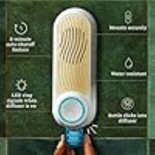 Lifelines Shower Diffuser Wall-Mounted Aromatherapy Diffuser with Clickwick Oil