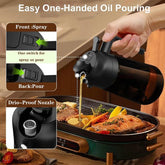 Oil Sprayer for Cooking, Kitchen Maiden 2 in 1 Spray and Pour Olive Oil Dispense