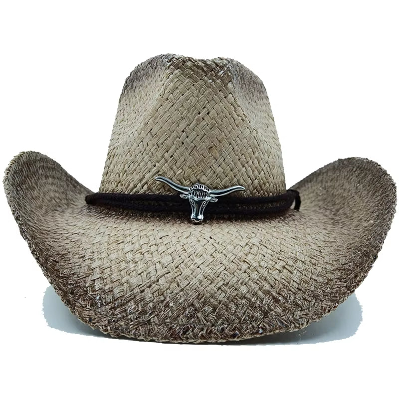 Featured Cowboy Hat Vintage Straw Hat 2023 New Men&