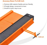 Lock Shape Profile Contour Gauge Plastic Woodworking Tool Duplicator Irregular