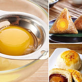 Stainless Steel Yolk White Separator under $5!  Stainless Steel Egg Yolk Separator, Kitchen Gadget for Separating Egg Whites, Easy to Clean Egg White Separator Tool, Baking and Cooking Tool