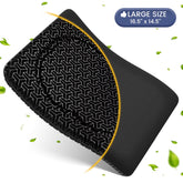 Gel Seat Cushion for Long Sitting, Office Chair, Car, Wheelchair, Black