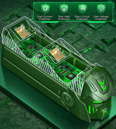 Xbox Controller Charger,  Xbox Charging Station with 2X5520Mwh Rechargeable Battery Packs for Xbox One/Series X|S /Elite Controller-Green