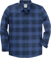 ® Flannel Shirt for Men Plaid Mens Button down Long Sleeve Shirts Cotton Casual