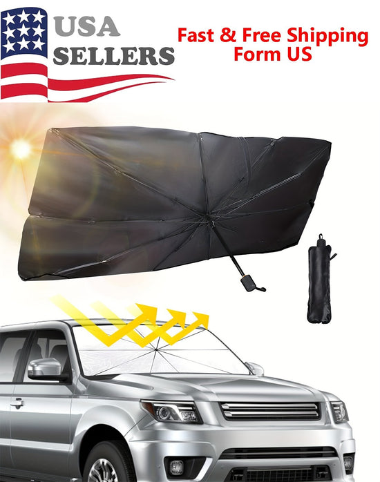 Car Windshield Sunshade Cover Umbrella Foldable Front Window Visor Sun Shade USA