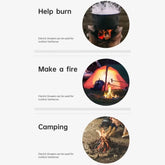 Plug BBQ Air Blower Portable BBQ Fan Air Blower Handheld Barbecue Air Fan 12V Lightweight Portable Fan Outdoor