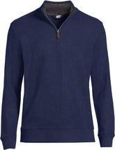 Bedford Rib Quarter Zip Pullover Sweater