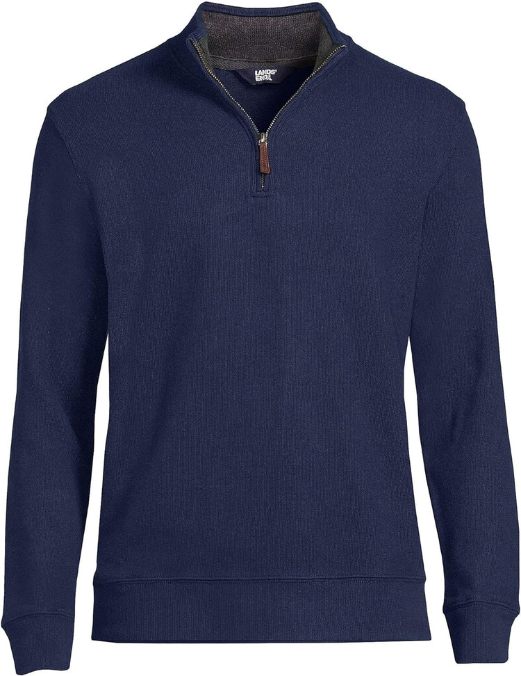Bedford Rib Quarter Zip Pullover Sweater