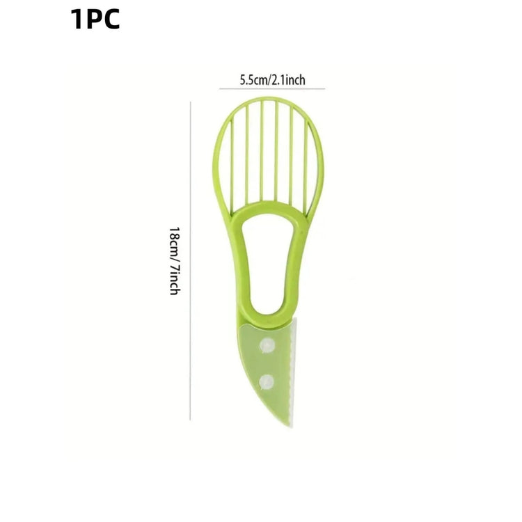 2-In-1 Avocado Slicer Cutter & Pit Remover Fruit Slicer Peeler Kitchen Gadgets