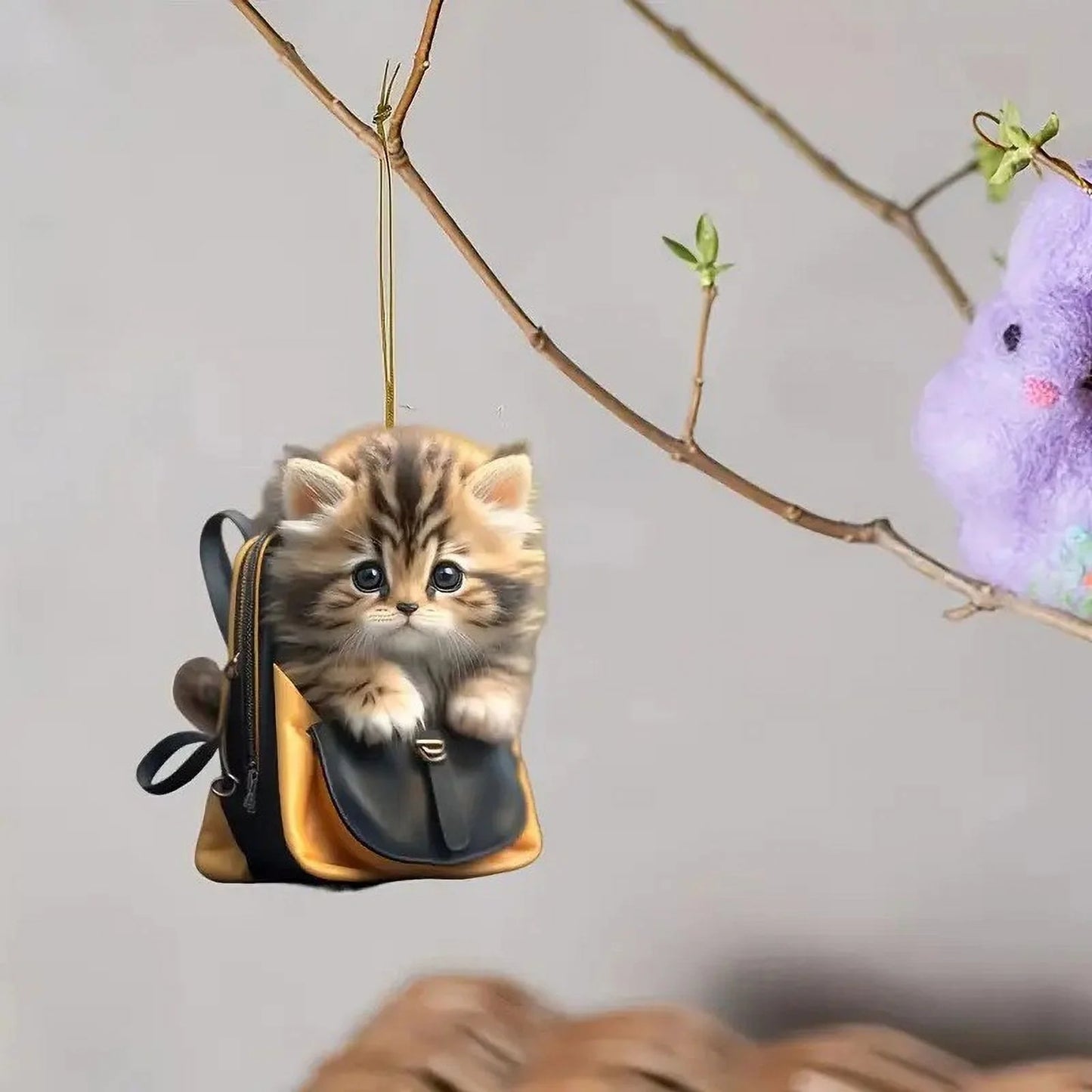 Christmas Decorations, Christmas Tree Decorations, Super Cute Car Ornaments Acrylic Christmas Hat Christmas Tree Ornaments