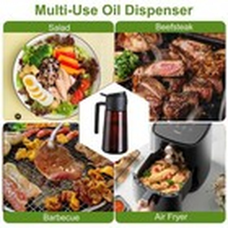 Oil Sprayer for Cooking, Kitchen Maiden 2 in 1 Spray and Pour Olive Oil Dispense