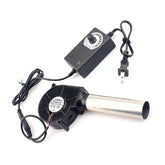 Plug BBQ Air Blower Portable BBQ Fan Air Blower Handheld Barbecue Air Fan 12V Lightweight Portable Fan Outdoor