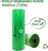 Dog Waste Bags - Disposable Biodegradable Poop Baggies - 12-Micron, No Leak or Odor Doggie Poopy Container - Recyclable Paper Box - 9X13" Roll, Lavender Scented, 500 Pieces